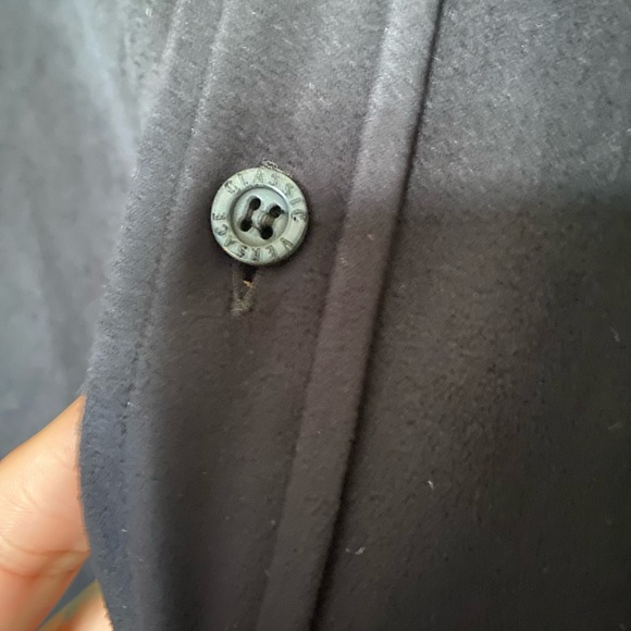 Versace, button down black suede shirt - Picture 5 of 5